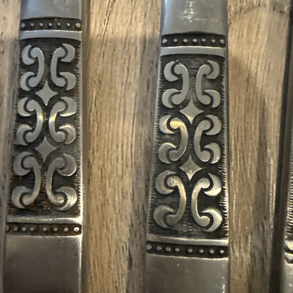 8 Dinner Knives CASA VISTA Rogers Stanley Roberts Stainless Korea‎ MCM